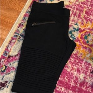 Express black detailed leggings